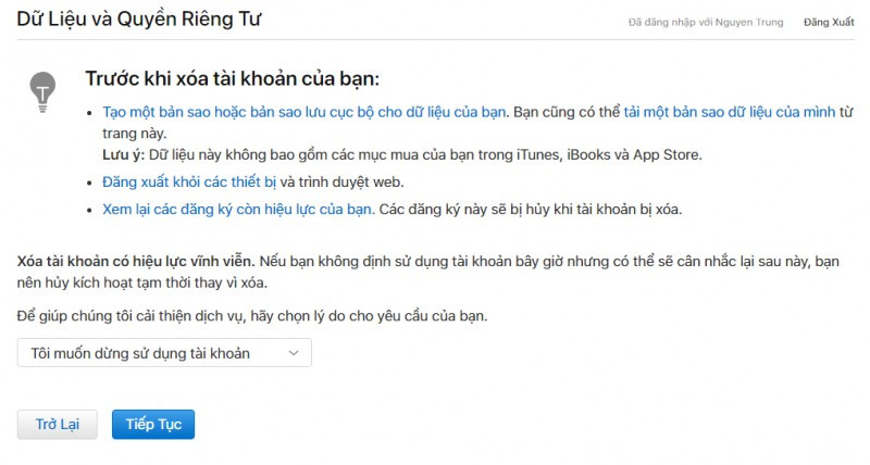 Hướng dẫn xóa tài khoản iCloud hay Apple ID vĩnh viễn huong dan xoa tai khoan icloud hay apple id vinh vien