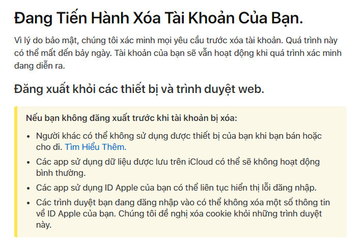 Hướng dẫn xóa tài khoản iCloud hay Apple ID vĩnh viễn huong dan xoa tai khoan icloud hay apple id vinh vien