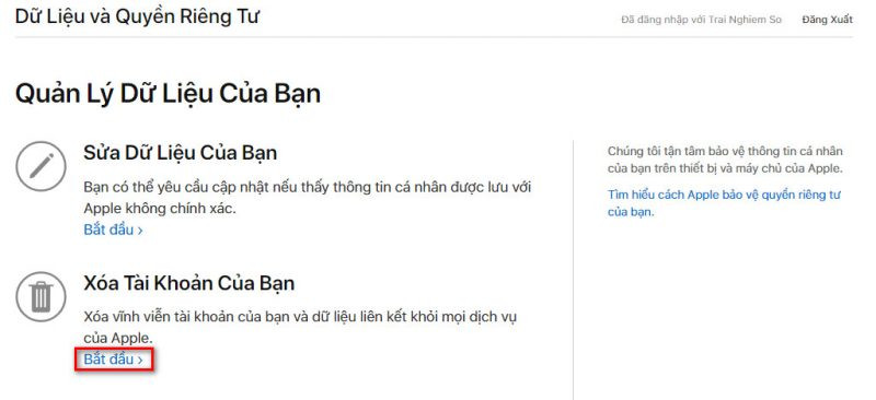 Hướng dẫn xóa tài khoản iCloud hay Apple ID vĩnh viễn huong dan xoa tai khoan icloud hay apple id vinh vien