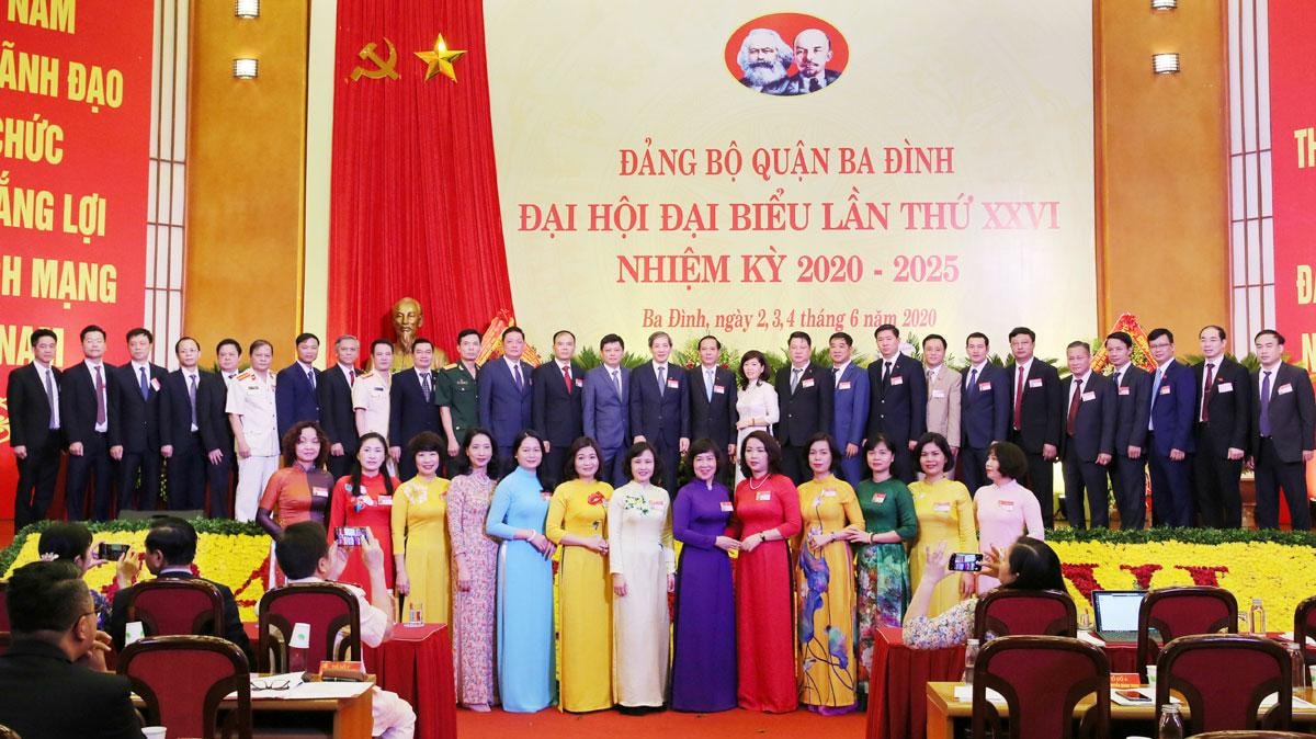 Đại hội Đảng bộ quận Ba Đình lần thứ XXVI thành công tốt đẹp