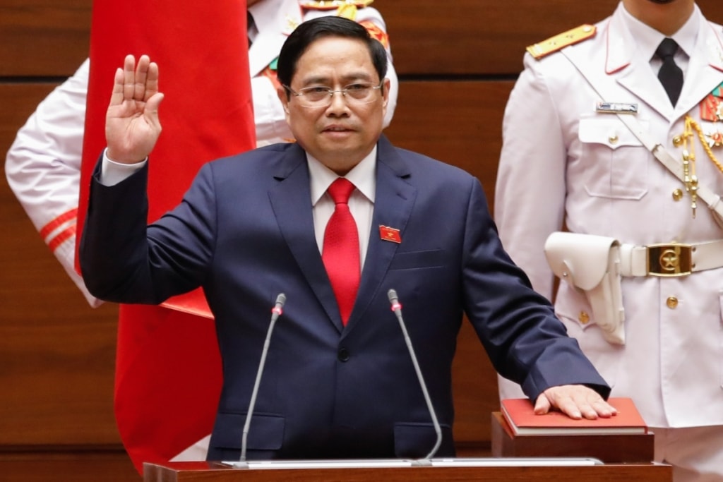 Tân Thủ tướng Phạm Minh Chính tuyên thệ trước Quốc hội Tân Thủ tướng Phạm Minh Chính tuyên thệ trước Quốc hội