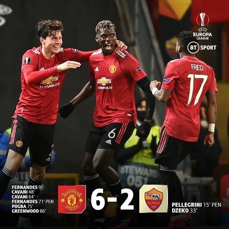 undefined M.U 6-2 Roma: “Quỷ đỏ” đặt một chân vào trận chung kết