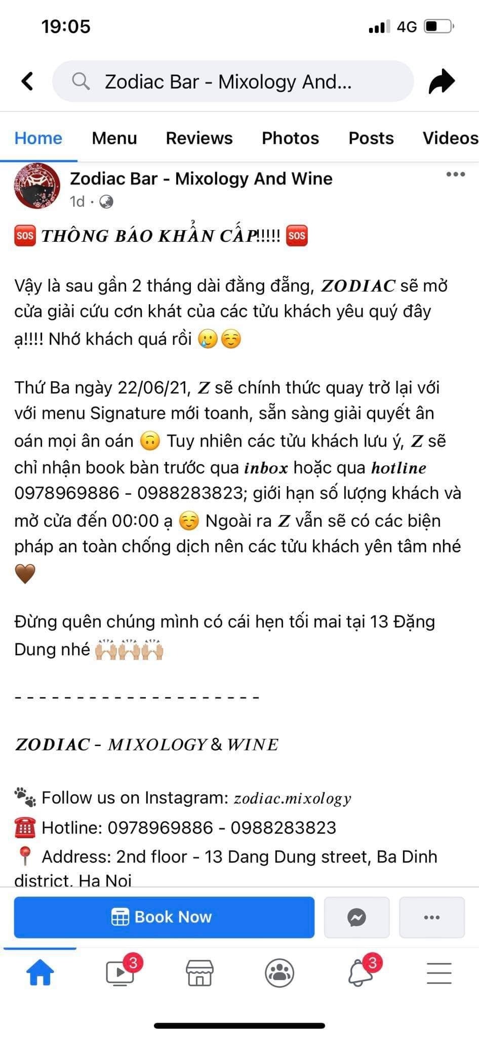 Zodiac Bar rầm rộ đón khách giữa mùa dịch