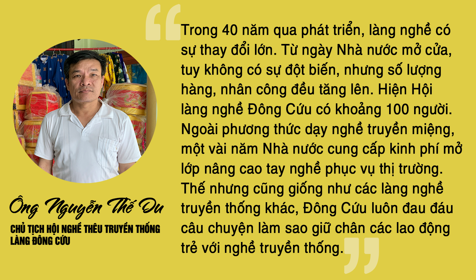 Hồn cốt làng nghề và công cuộc mở thị trường cho giá trị di sản Hồn cốt làng nghề và công cuộc mở thị trường cho giá trị di sản
