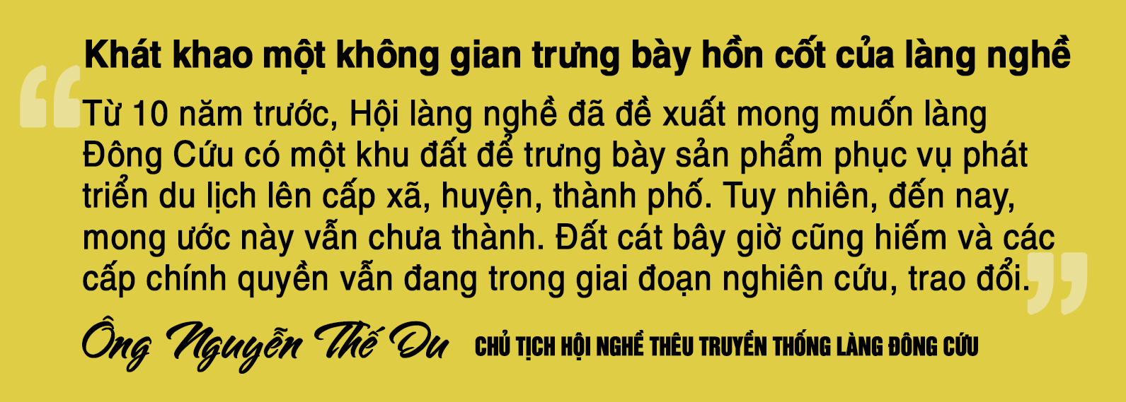Hồn cốt làng nghề và công cuộc mở thị trường cho giá trị di sản Hồn cốt làng nghề và công cuộc mở thị trường cho giá trị di sản