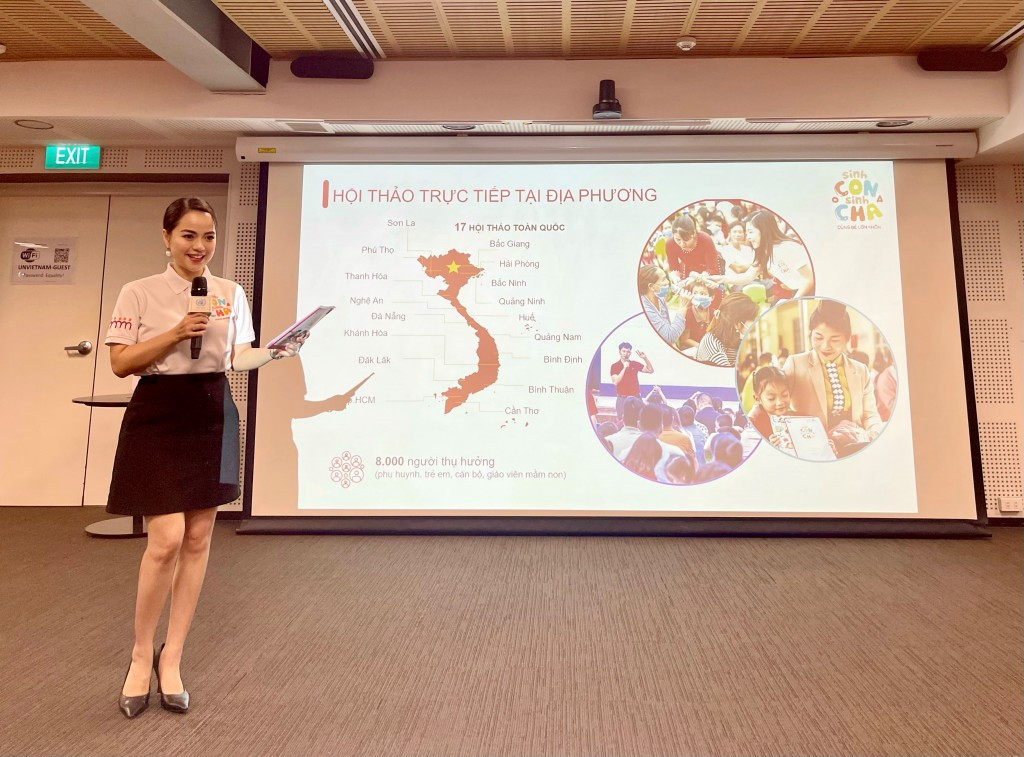 Tính đến hết năm 2022, Sinh Con Sinh Cha -  chương trình giáo dục cộng đồng về làm cha mẹ do Generali Việt Nam phối hợp cùng Quỹ BTTEVN thuộc Bộ LĐ TB&XH xây dựng đã được triển khai tại 17 tỉnh thành khác nhau trên cả nước, tiếp cận được khoảng 8,000 phụ huynh, trẻ em và các cán bộ giáo viên mầm non 