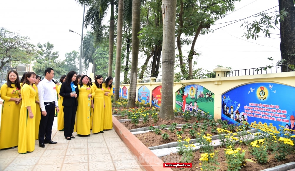 LĐLĐ quận Hoàng Mai: Xây dựng quan hệ lao động hài hòa, ổn định và tiến bộ