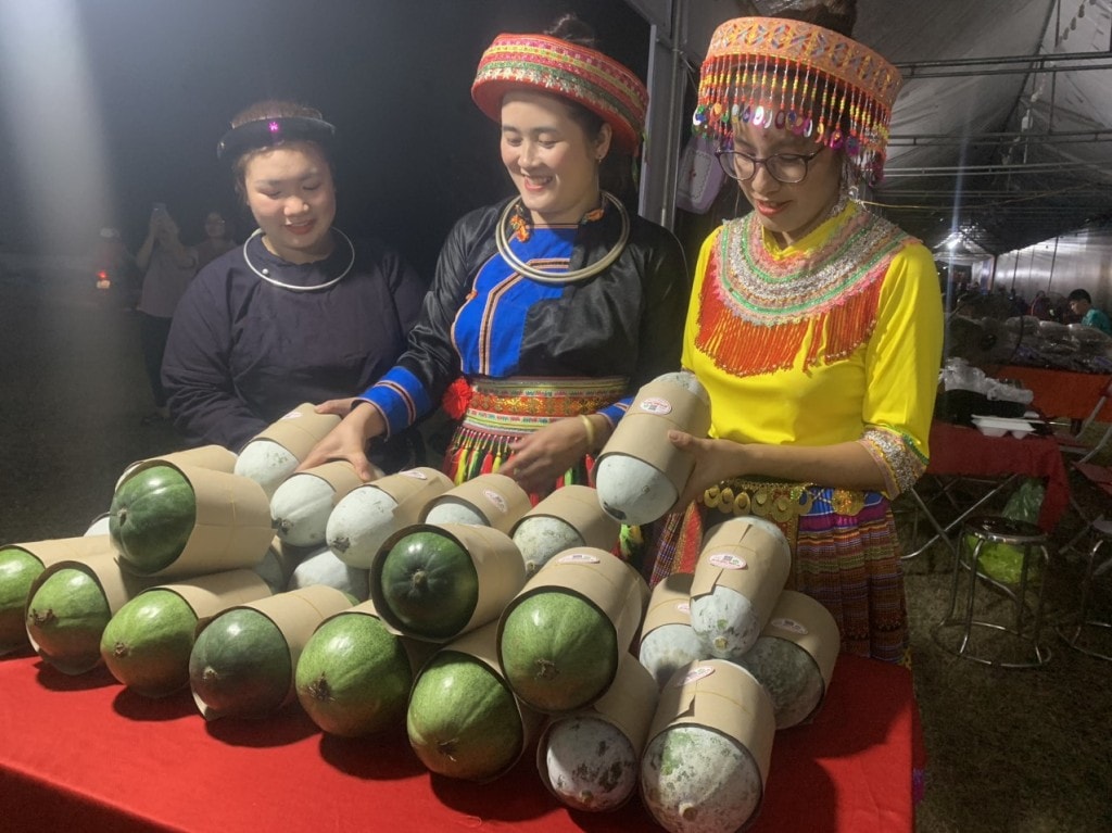 Bí xanh thơm Bắc Kạn ngày càng được ưa chuộng Bí xanh thơm Bắc Kạn ngày càng được ưa chuộng
