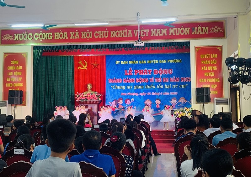 Đan Phượng phát động Tháng hành động vì trẻ em