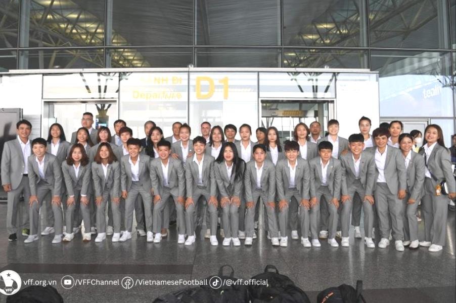 Đội tuyển nữ Việt Nam lên đường tới New Zealand dự World Cup