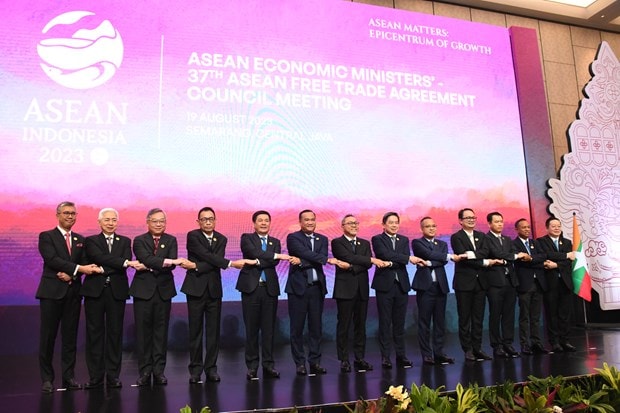 Khai mac chuoi Hoi nghi Bo truong Kinh te ASEAN lan thu 55 hinh anh 1