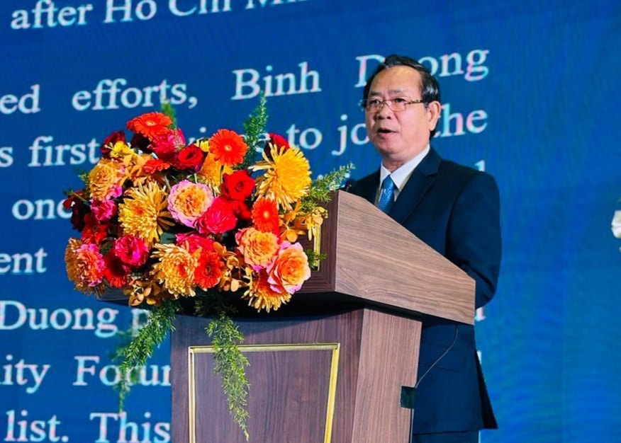 Ông Nguyễn Văn Dành phát biểu tại sự kiện
