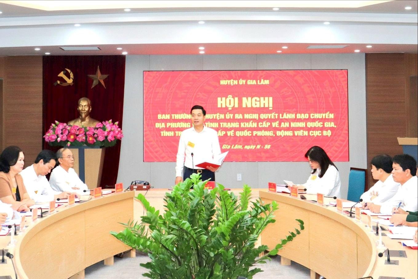 Khai mạc diễn tập khu vực phòng thủ huyện Gia Lâm năm 2023