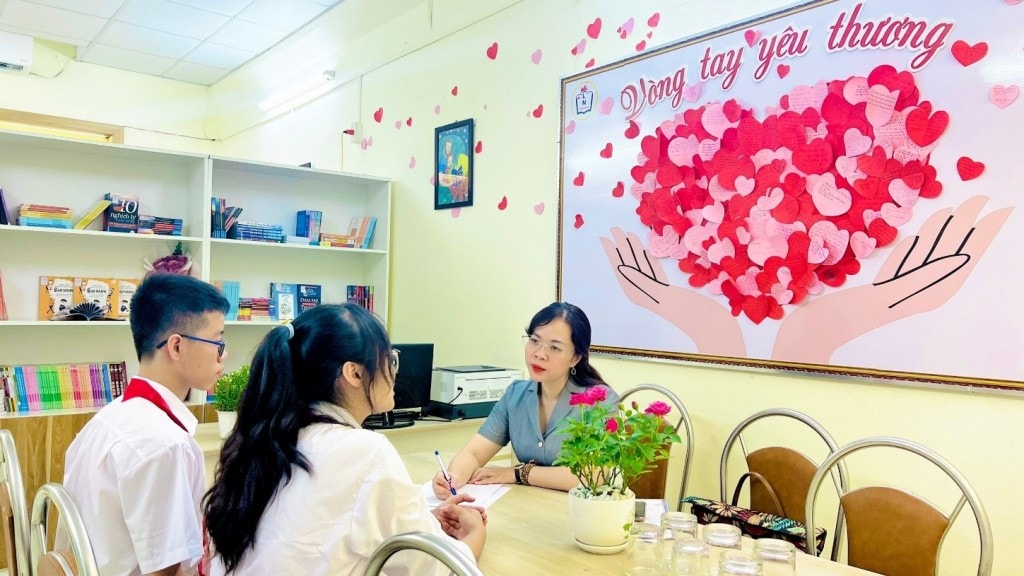 phòng tư vấn tâm lí trường THCS Lĩnh Nam phòng tư vấn tâm lí trường THCS Lĩnh Nam