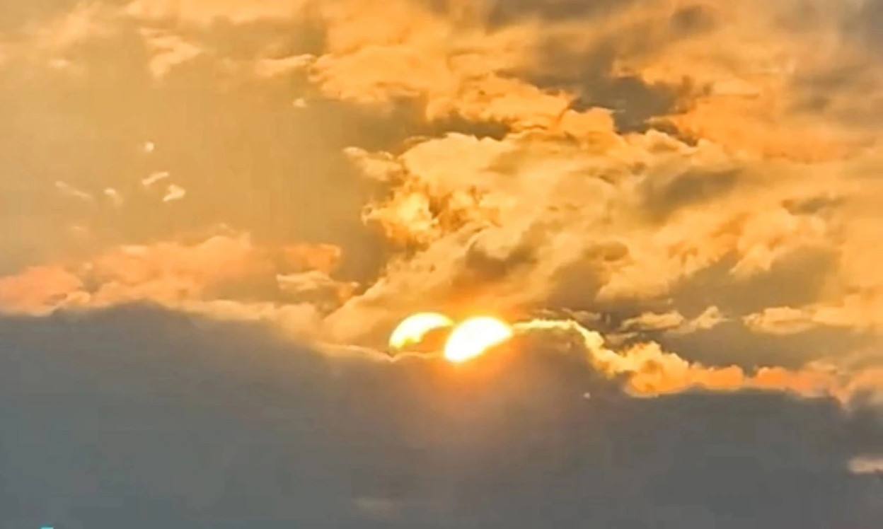 Sự thật về bức ảnh hai mặt trời xuất hiện ở hồ Tây - 2