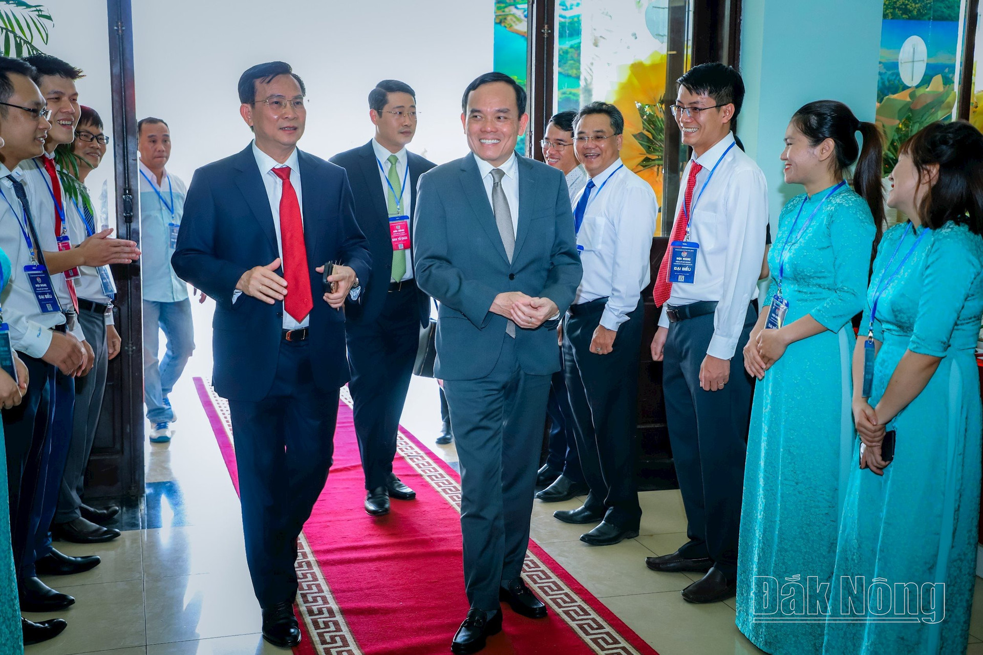 Phó Thủ tướng Chính phủ Trần Lưu Quang đến tham dự Hội nghị công bố quy hoạch tỉnh Đắk Nông thời kỳ 2021-2030, tầm nhìn đến năm 2050