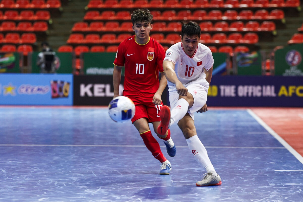 Đánh bại Trung Quốc, tuyển futsal Việt Nam rộng cửa vào tứ kết giải châu Á - 1