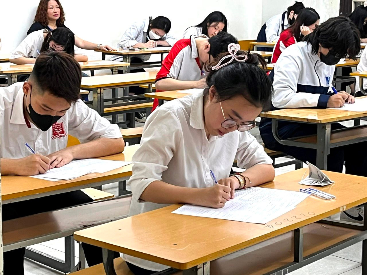 92% số thí sinh ở Hà Nội đã đăng ký thi tốt nghiệp THPT năm 2024. (Ảnh: Thống Nhất)