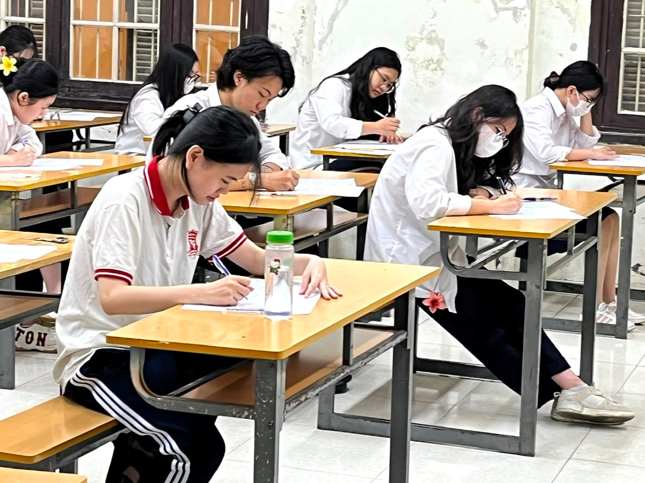 Thí sinh có thể sử dụng kết quả kỳ thi đánh giá năng lực của Trường Đại học Sư phạm Hà Nội để xét tuyển vào 9 trường có ngành đào tạo sư phạm. Ảnh: Thống Nhất.