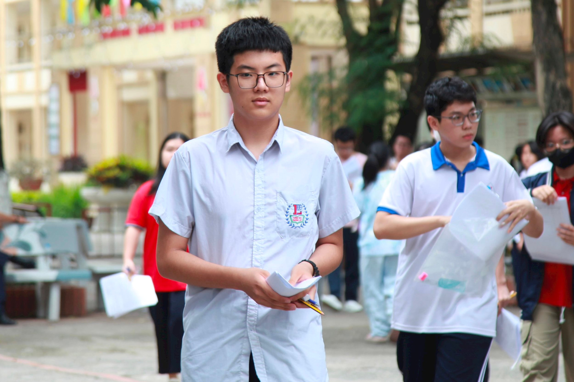Thí sinh Hà Nội đã hoàn thành 3 bài thi vào lớp 10 trường THPT công lập. Ảnh: Phương Thảo