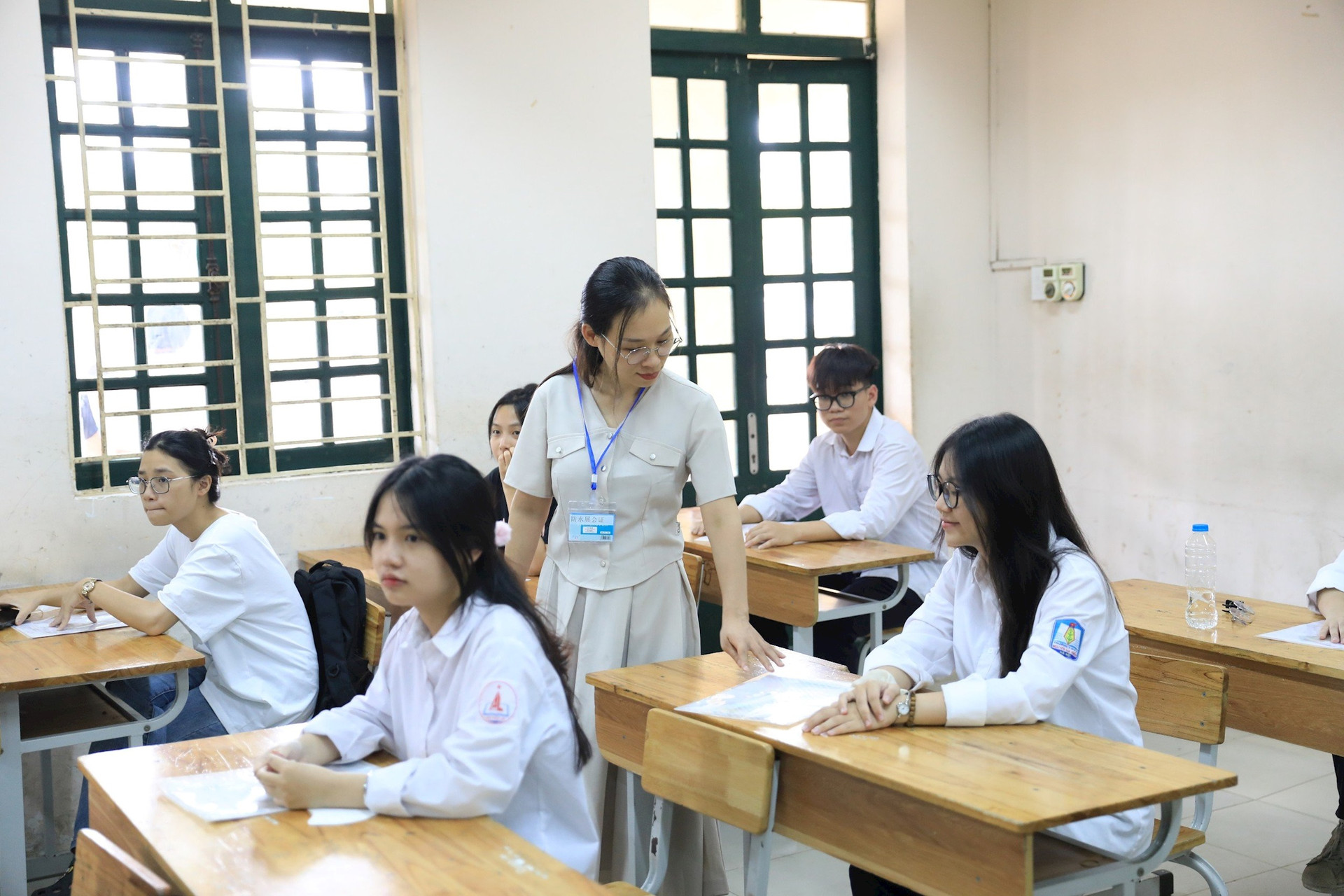 Các điểm thi ở Hà Nội không có thí sinh vi phạm quy chế ở bài thi tổ hợp. Ảnh: Quang Thái