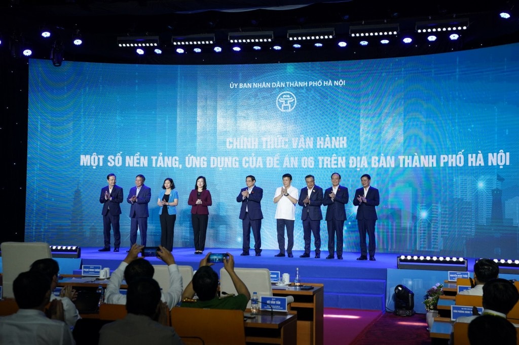 Chính thức vận hành một số nền tảng ứng dụng đề án 06 tại Hà Nội Chính thức vận hành một số nền tảng ứng dụng đề án 06 tại Hà Nội