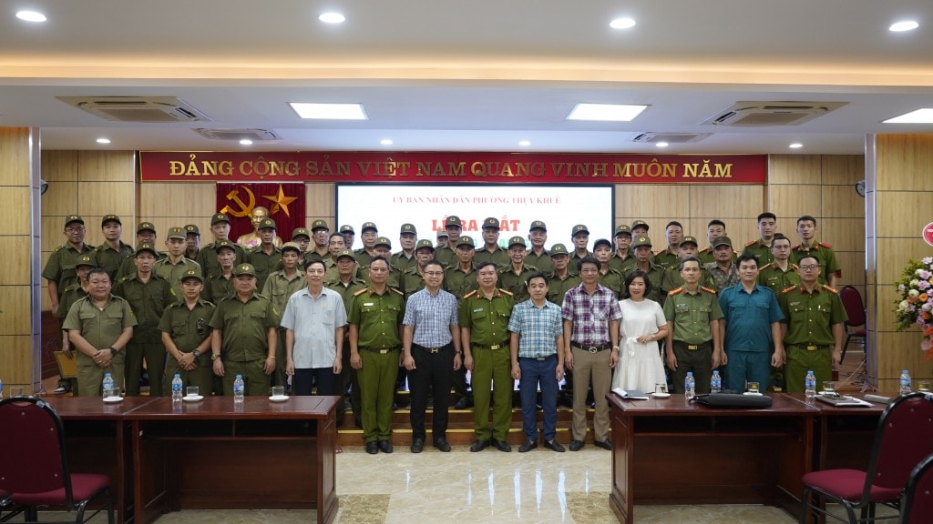 100% phường trên địa bàn quận Tây Hồ triển khai tổ bảo vệ an ninh trật tự ở cơ sở