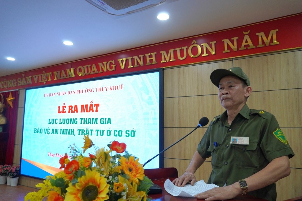 100% phường trên địa bàn quận Tây Hồ triển khai tổ bảo vệ an ninh trật tự ở cơ sở