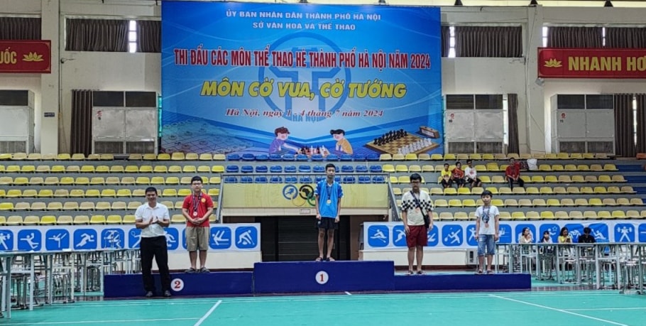 Huyện Thanh Oai xuất sắc giành nhiều huy chương tại môn Cờ vua và Cờ tướng