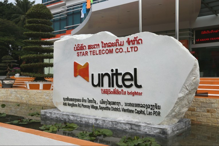 Công ty Star telecom với thương hiệu Unitel của Tập đoàn Viettel tại Lào. Ảnh: Báo Công thương. 