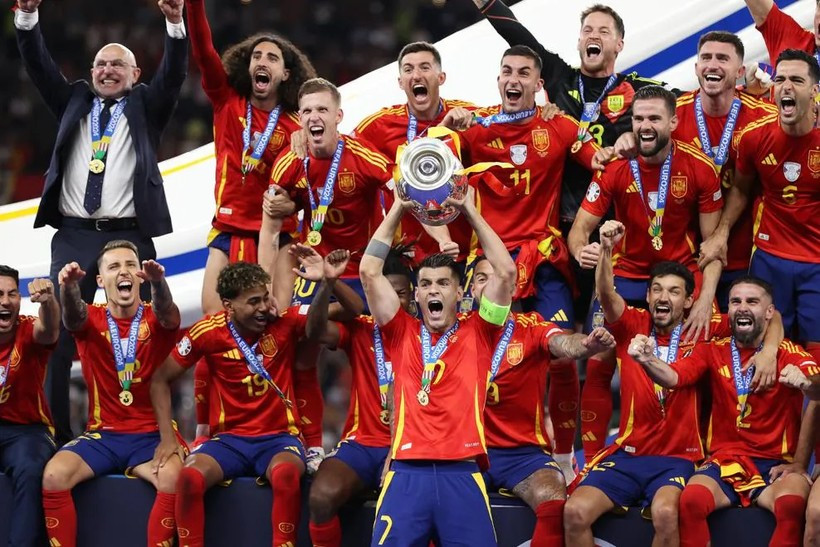 Tây Ban Nha trở thành nhà vô đich Euro 2024. Ảnh Getty