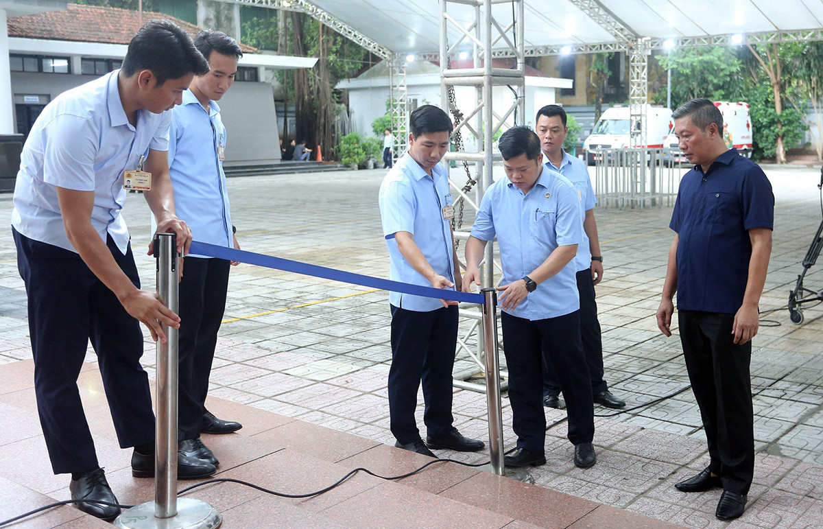 Công tác chuẩn bị được tiến hành khẩn trương, chu đáo từ những công việc nhỏ nhất.