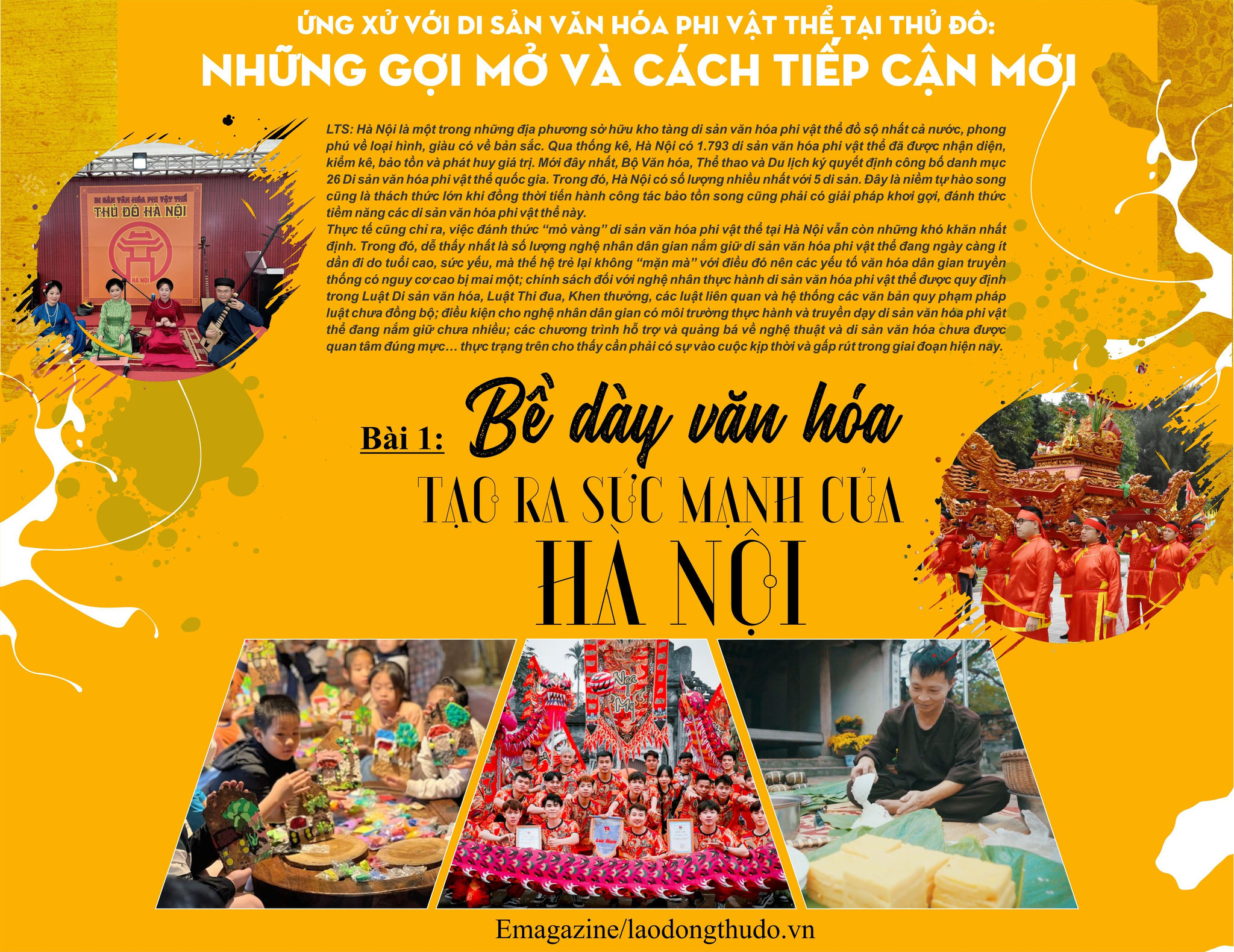 Bài 1: Bề dày văn hóa tạo ra sức mạnh của Hà Nội Bài 1: Bề dày văn hóa tạo ra sức mạnh của Hà Nội
