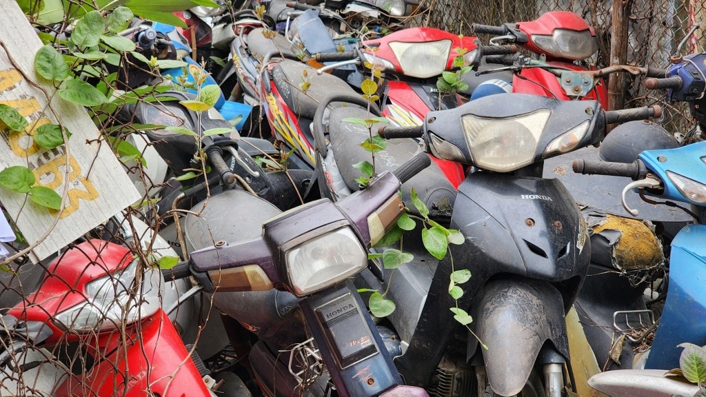 Hơn ba năm không thanh lý được những chiếc xe 