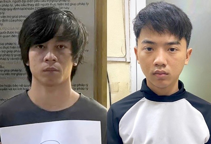 Hai đối tượng Huy và An Hai đối tượng Huy và An