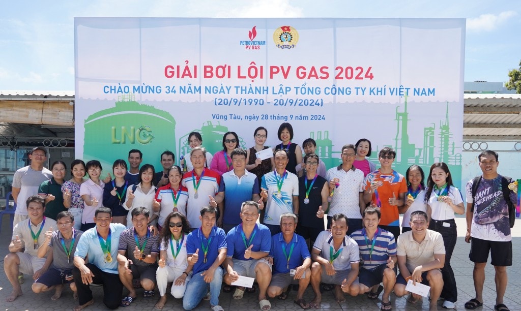 Niềm vui đạt được các thành tích nổi bật tại Giải Bơi lội PV GAS 2024 Niềm vui đạt được các thành tích nổi bật tại Giải Bơi lội PV GAS 2024
