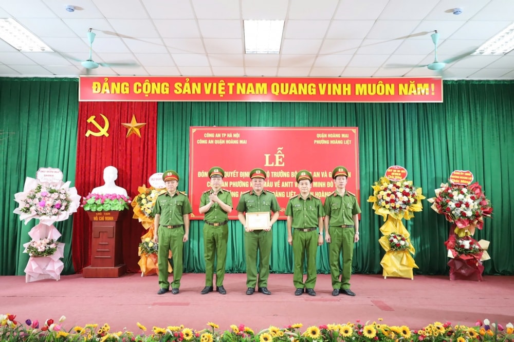 Quận Hoàng Mai có 2 đơn vị Công an phường kiểu mẫu về ANTT và văn minh đô thị