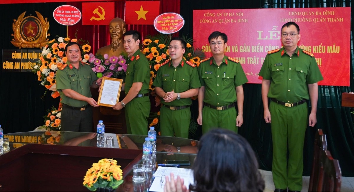 Quyết tâm xây dựng Công an phường điển hình, kiểu mẫu về an ninh trật tự, văn minh đô thị