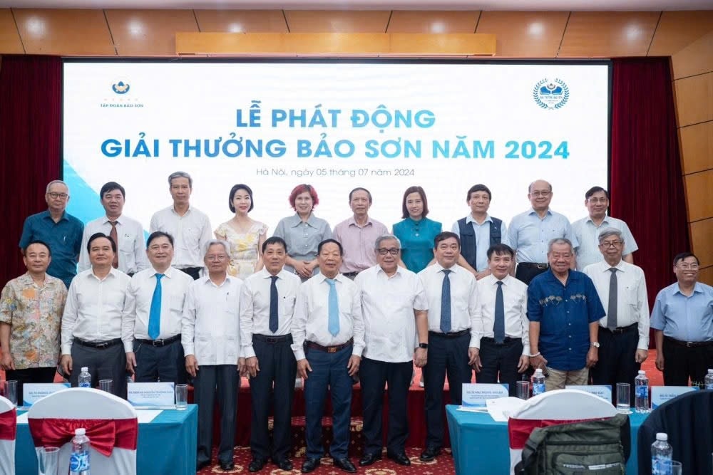 Lễ phát động Giải thưởng Bảo Sơn 2024. Ảnh TA