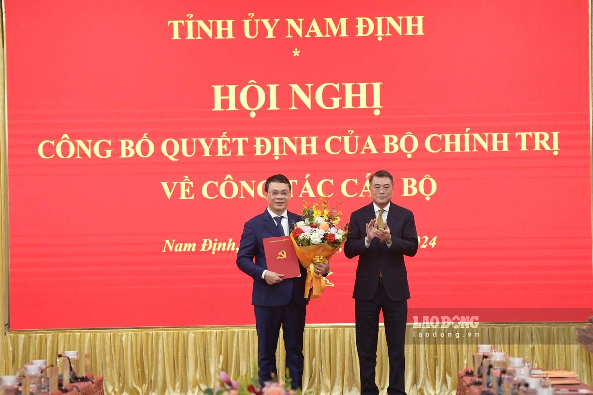 Nam Định có tân Bí thư Tỉnh ủy