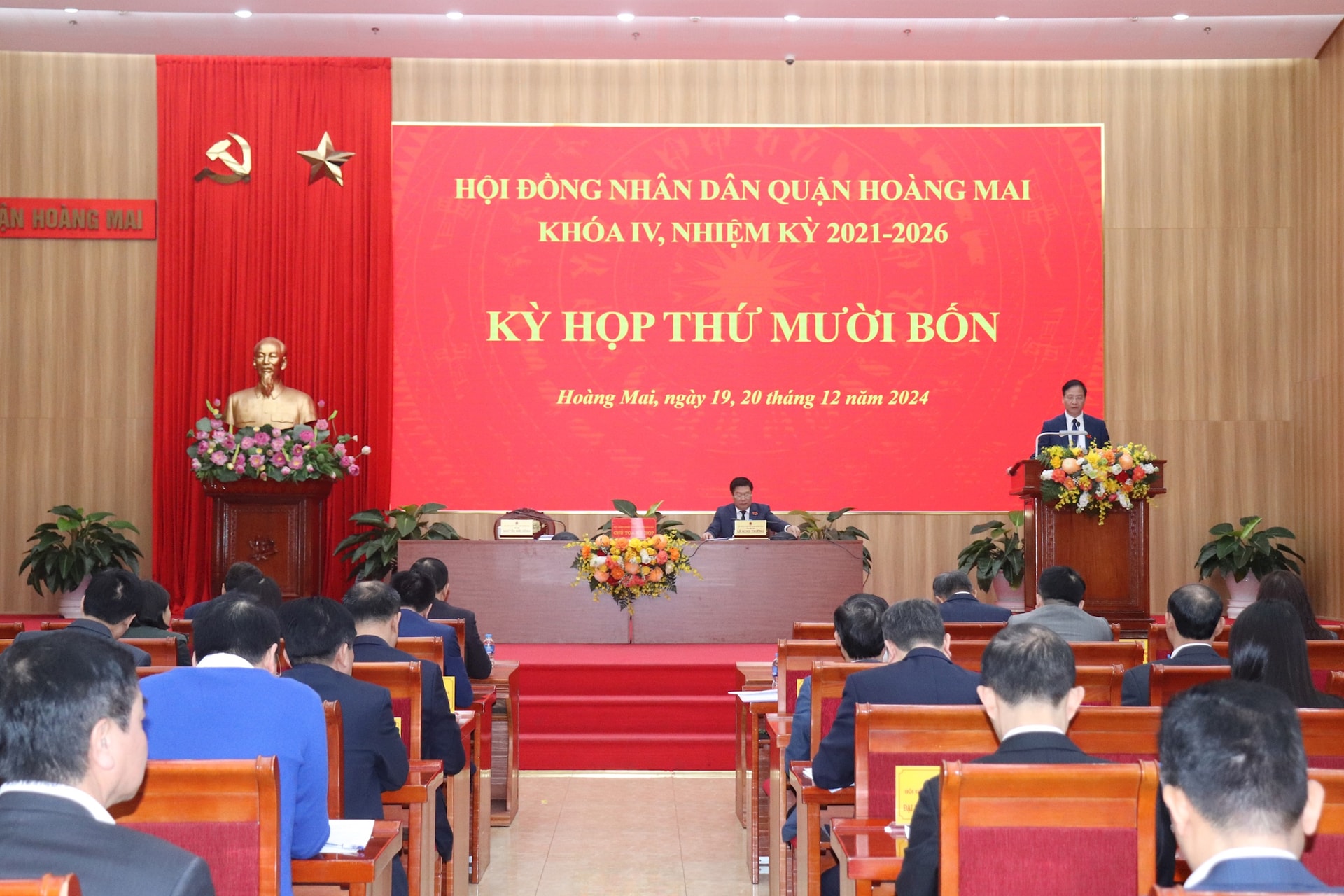 Quang cảnh kỳ họp. Ảnh: Hiền Thu