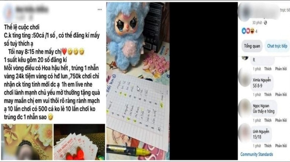 Livestream bán số để quay 