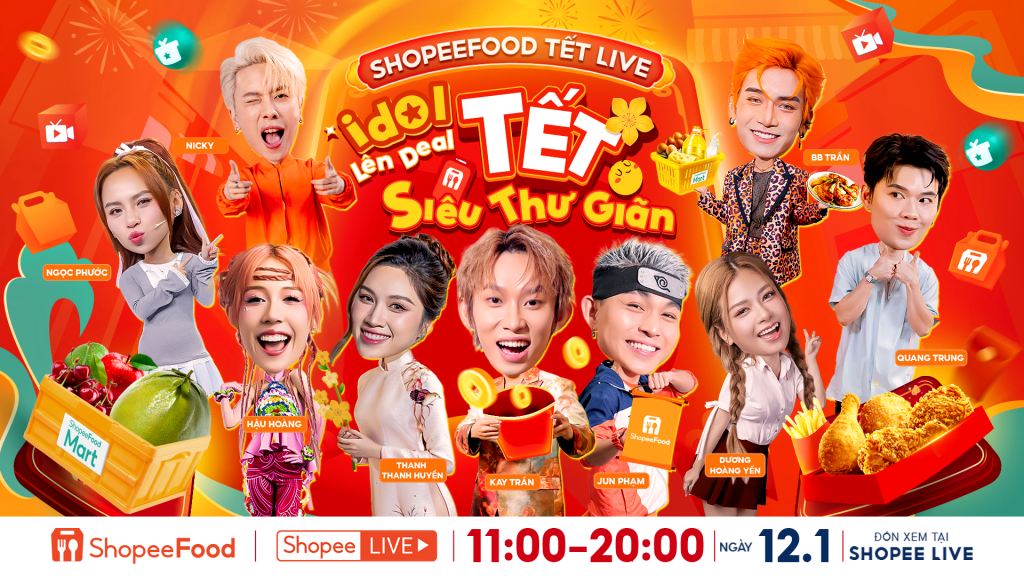 Đặt lịch xem “Idol Lên Deal - Tết Siêu Thư Giãn” 12.1 ngay từ bây giờ để không bỏ lỡ livestream marathon “đỉnh nóc kịch trần” trước thềm Tết ta.