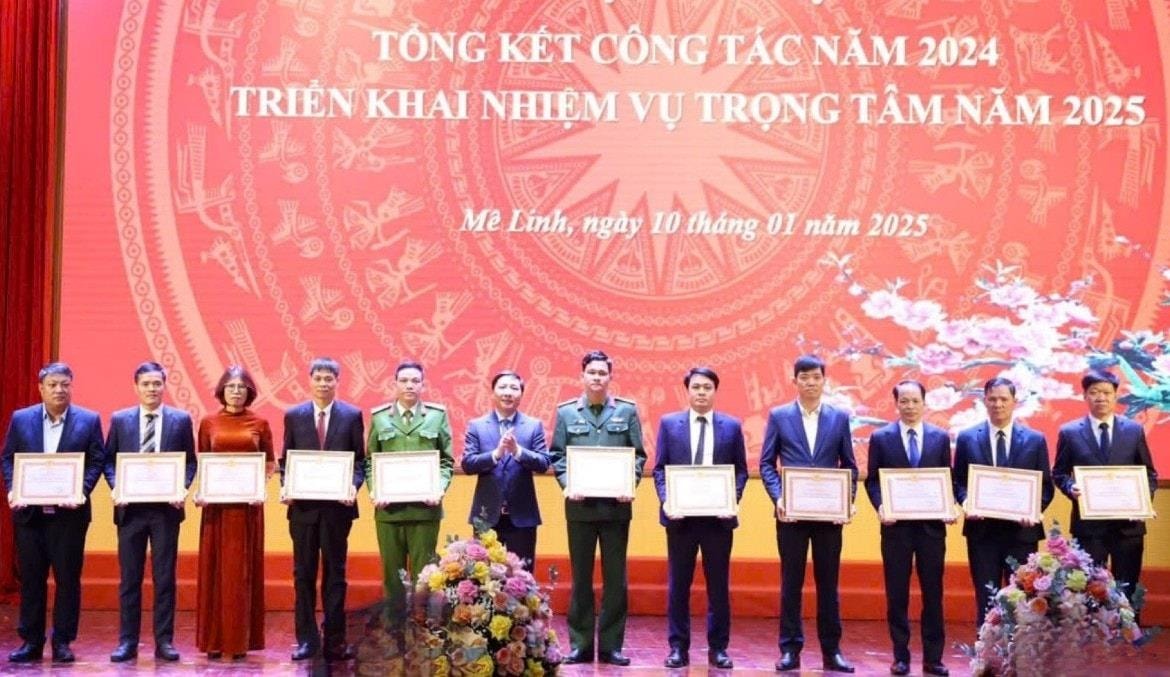 Mê Linh: Tổng giá trị các ngành kinh tế trên địa bàn huyện đạt 39.178 tỷ đồng