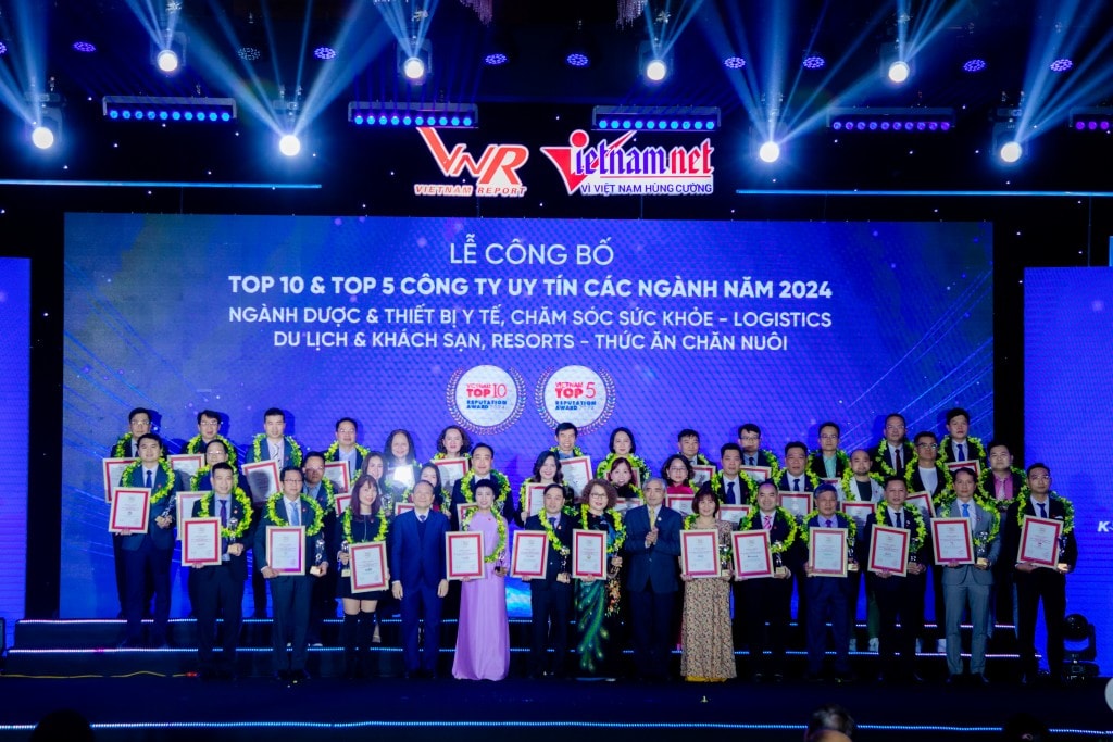 C.P. Việt Nam: Top 10 uy tín, Top 50 xuất sắc năm 2024
