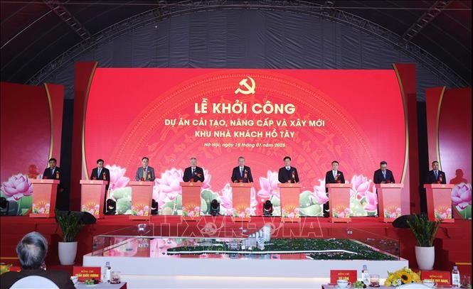 khởi công xây mới khu Nhà khách Hồ Tây-v2