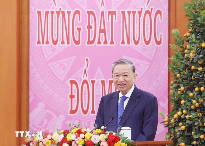 Tổng Bí thư Tô Lâm gặp gỡ kiều bào tiêu biểu dự chương trình 