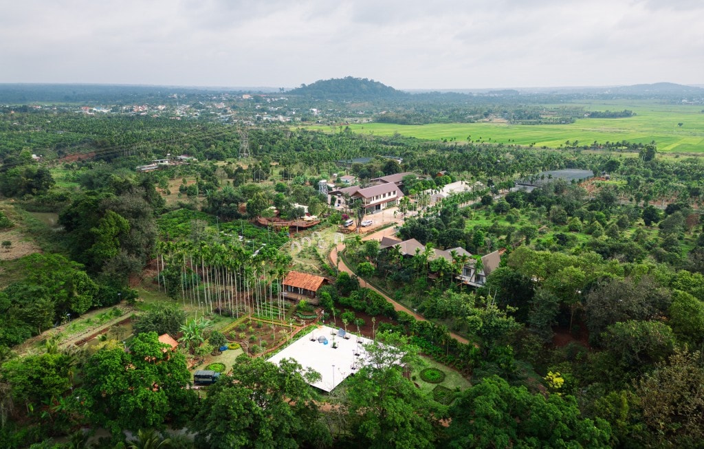 Si Farmstay nhìn từ trên cao