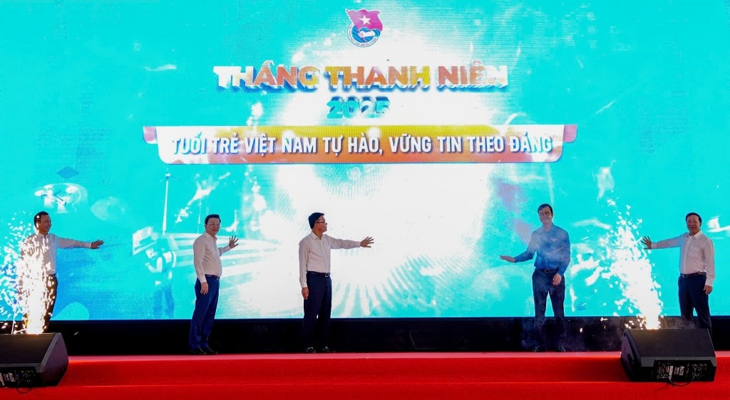 Lễ khởi động Tháng Thanh niên năm 2025 với chủ đề “Tuổi trẻ tự hào, vững tin theo Đảng”