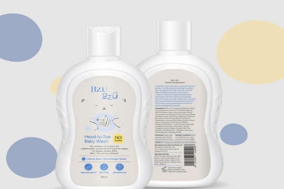 Sản phẩm Bzu Bzu Head-to-Toe Baby Wash - Chai 200ml không đạt tiêu chuẩn chất lượng của Công ty TNHH Elite Beauty Asia (Vietnam) bị đình chỉ lưu hành, thu hồi và tiêu hủy (ảnh: Internet)